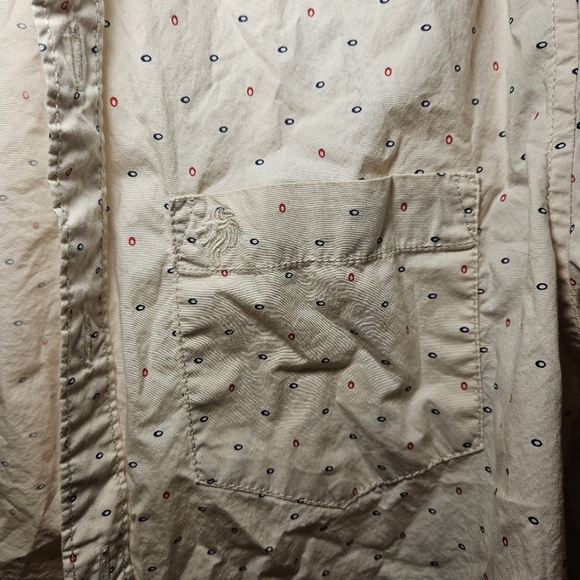 Netplay Heritage Workwear Cream Polka Dot Shirt - Picture 5 of 9
